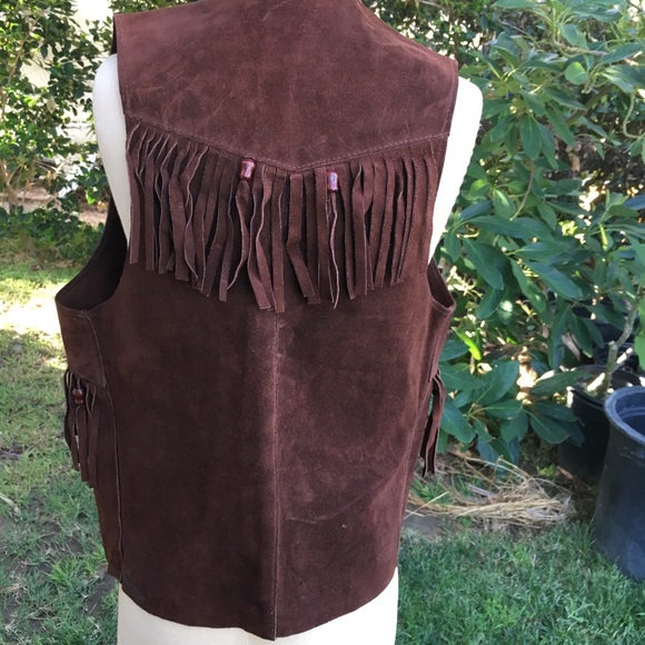 Vintage Fringe Boho Vest - Picture 2 of 4